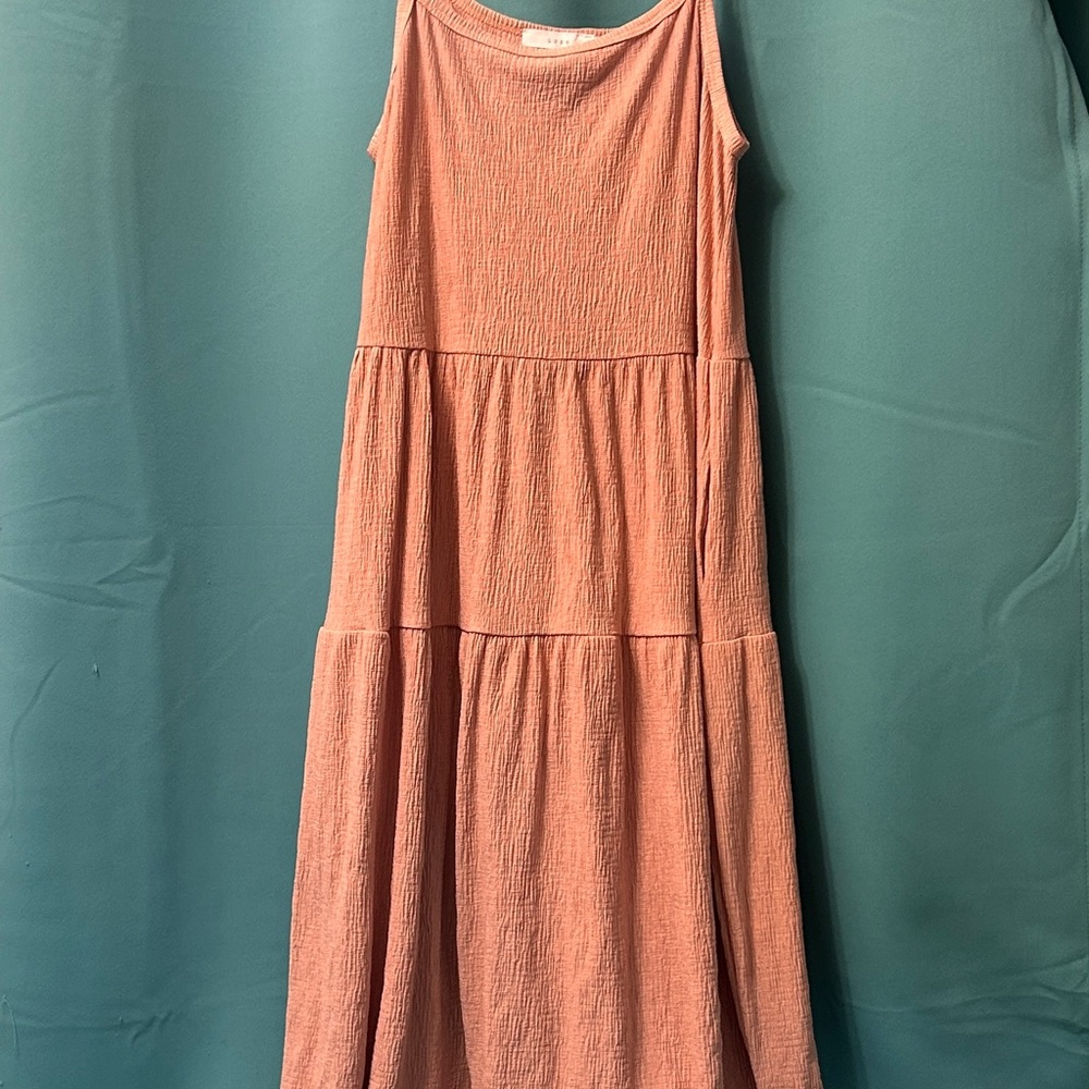 Lush Coral Maxi Dress
